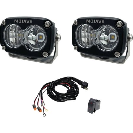 TIGER LIGHTS Dual LED 2" x 3" Mojave Light Kit 2 1/4" Height, 12-24 Volt; TLM2X3-KIT